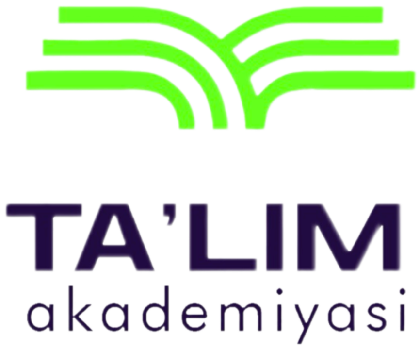 Ta'lim akademiyasi logotipining binafsha rangdagisi.