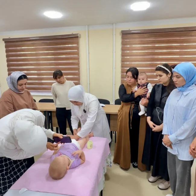 Massaj darsida amaliyot.